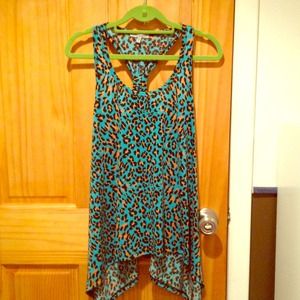 Animal print tank