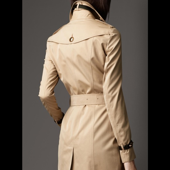 BURBERRY Long Cotton Gabardine Trench💯% Authentic - Picture 2 of 4