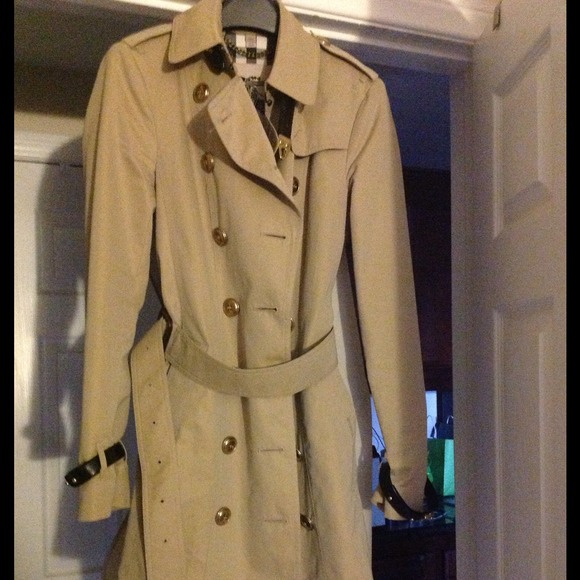 BURBERRY Long Cotton Gabardine Trench💯% Authentic - Picture 4 of 4