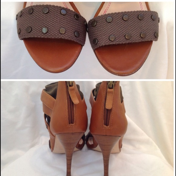 🔴SOLD🔴TRACY REESE Zuri Open-Toe Booty Heel - Picture 3 of 4