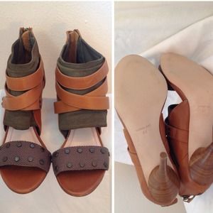 🔴SOLD🔴TRACY REESE Zuri Open-Toe Booty Heel