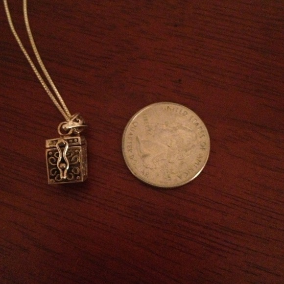 Prayer box necklace