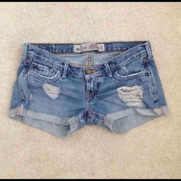 Hollister Denim - Hollister Destroyed Jean Denim Shorts 24 0