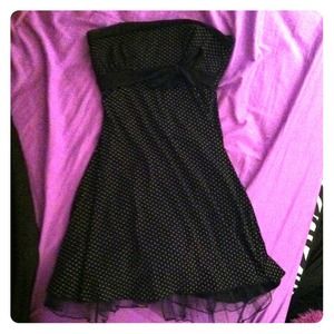 A black Trixxi dress