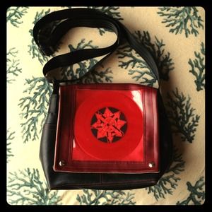 Unique Purse with Interchangeable 45s (records!)