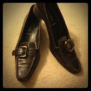 Prada Alligator 1in heel