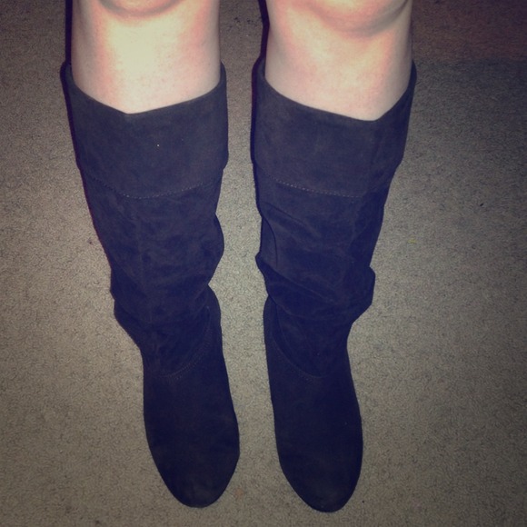 Brown Suede Boots