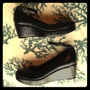 BCBGirls Retro Ankle Strap Maryjane Wedges