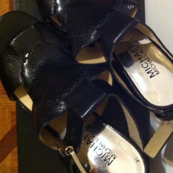 (Reduced) Michael Kors black strappy high heels
