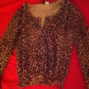 H&M Leopard Sweater