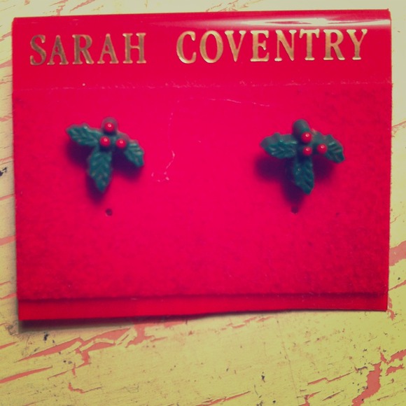Mistletoe earrings