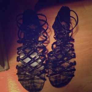 Bamboo gladiator sandals!
