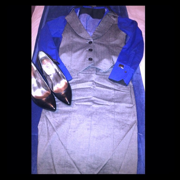 🆑SOLD Bundle Vest & Skirt set