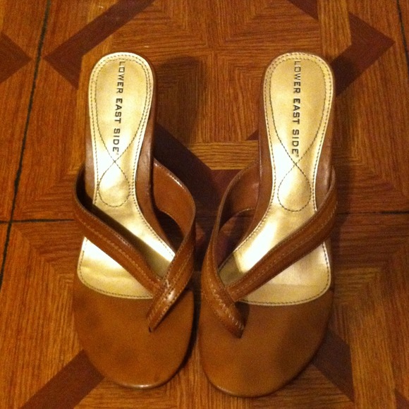 ((Reduced)) Brown high heels
