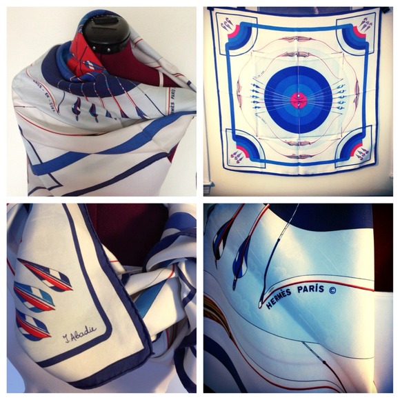 🚫SOLD🚫Authentic Hermes Silk Scarf byJulia Abadie