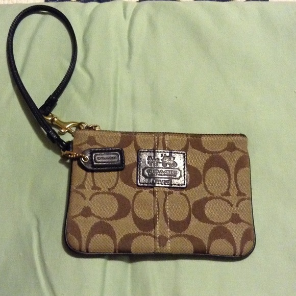 Authentic, Coach wristlet.