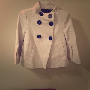 Zara crop swing jacket