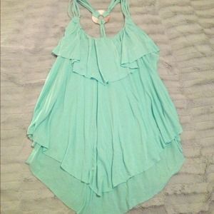 💜💜TRADED with misskilajay💜💜 Teal layered top