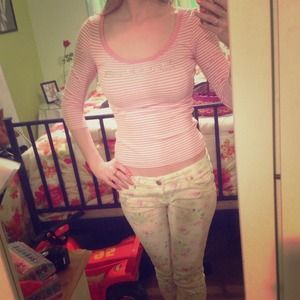 Bebe 3/4 sleeve shirt