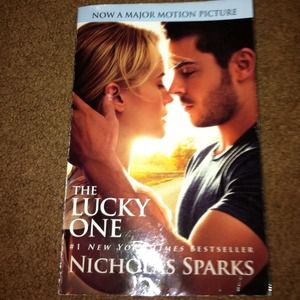 A Nicholas Sparks book called "The Lucky One"