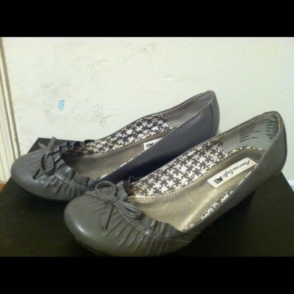 ((Reduced)) Gray wedges shoes
