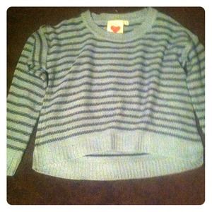 Semi high-low knit sweatshirt Derek Heart brand