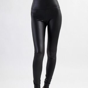 PREORDER High Waisted Faux Leather Leggings