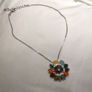 Brighton colorful flower necklace.
