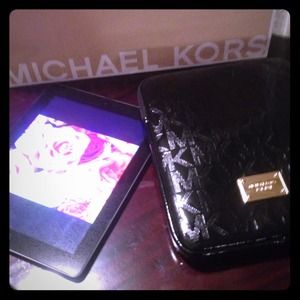 Black Michael Kors iPad case