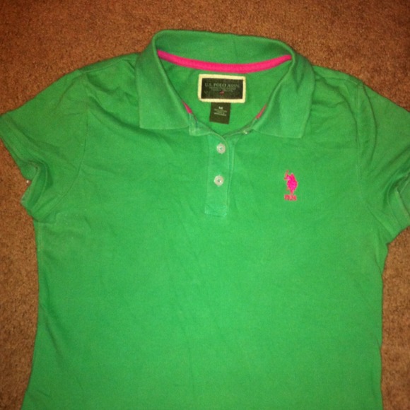 A green women's us polo assn