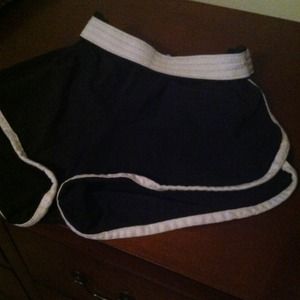Black athletic shorts