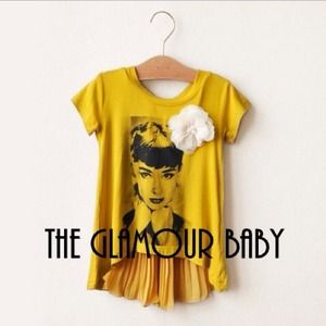 Little girls Hepburn tee 2T-8 dress tutu