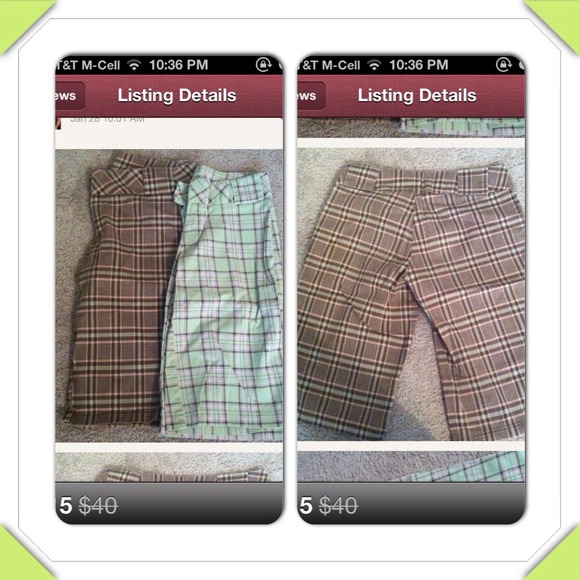 Brown Bermuda shorts only