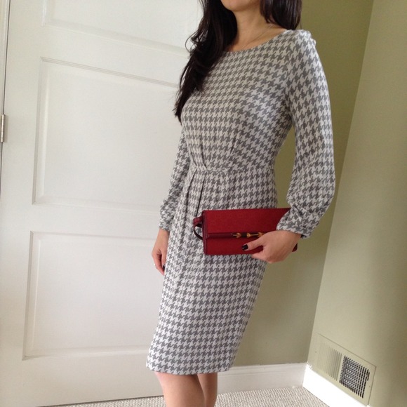 Theory 'Luann' Knit Houndstooth Dress!
