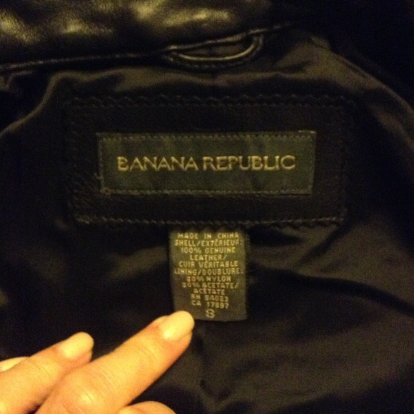 Banana republic leather jacket - Picture 2 of 2