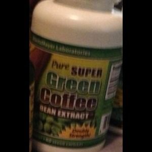 One bottle of green coffee