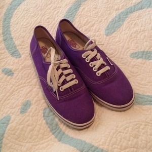 Purple Vans!! RESERVED FOR ALYNN77