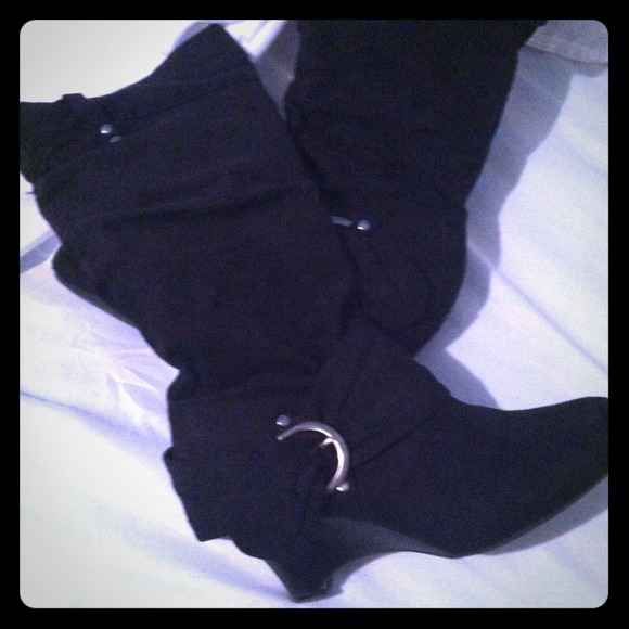 Wedge boots.