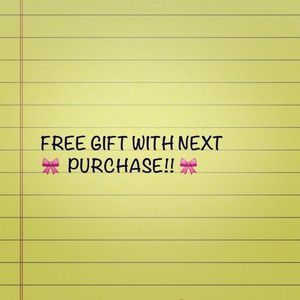 Next buyer will receive a free gift! 👍