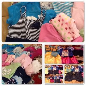 Girls 5/6 bundle 27 bucks 16 pieces;2 Disney princ