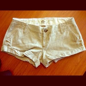 Hollister Khaki Shorts size 1