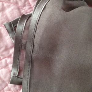 Gray silk scarf from Nordstrom