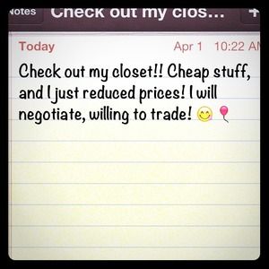 Check out my closet!