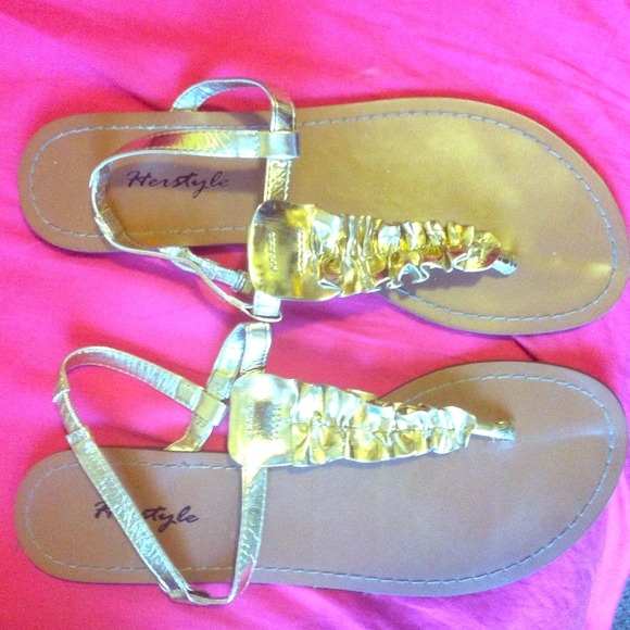 🌟Gold sandals