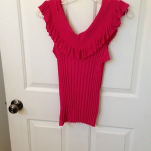 SOLD.  Pink cache top