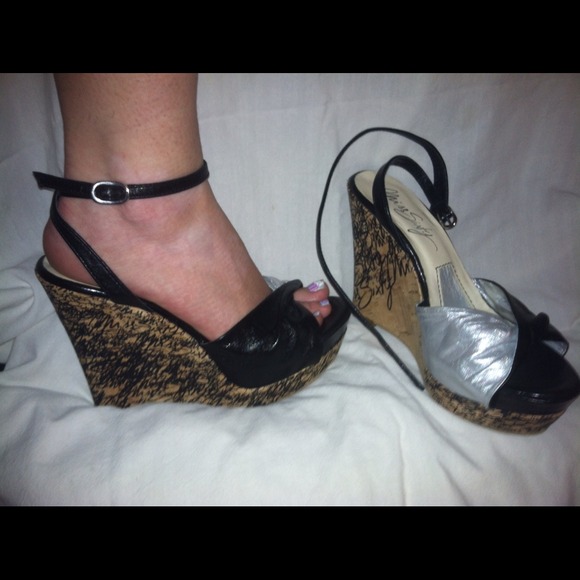 Miss Sixty platform wedge heels size 6 - Picture 3 of 4