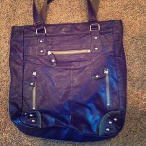 Purple handbag