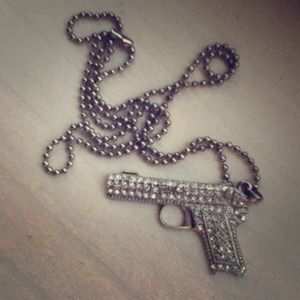 Gun necklace