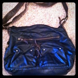 Cute black and brown handbag