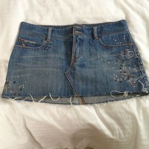 ⭐Reduced!A&F denim skirt with sequence